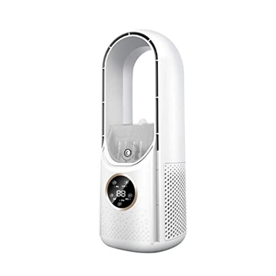 FEER Ventilador eléctrico de Viento frío sin Hojas Air acondicionador portátil de Aire silencioso Ventilador de sincronización Humidificación Humidifi
