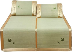 Alfombras para dormir de verano Verano Estera for dormir Paja Mat de paja Estera de Seda Verano Aire acondicionado Habitación Matera Durmiente Plegabl en oferta