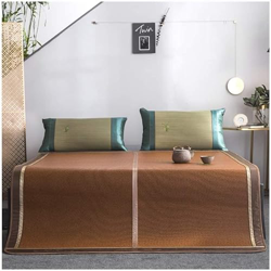 Alfombras para dormir de verano refrigerando el verano de la estera de la estera del sueño, el colchón plegable de bambú de doble cara y el conjunto d precio