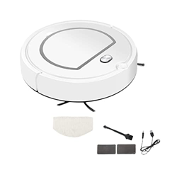SM SunniMix Robot Aspirador ejecución 1500PA USB para Piso de baldosas Piso Duro cabellero de Mascotas en oferta