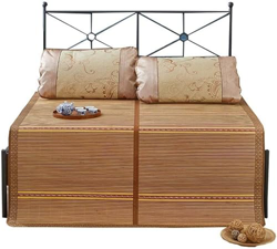 DYCIN Alfombras para Dormir de Verano Ratán de enfriamiento de Verano for Dormir, ratán, colchón Plegable de bambú de Doble Cara(sin farsas de Almohad características