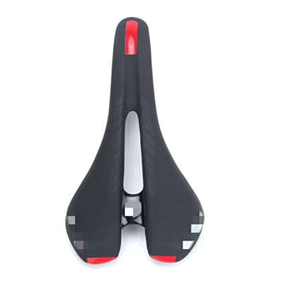 DSFHKUYB LINGJ Shop Silla de Montar cómoda MTB Bike Bike Hollow Asiento ASIENTA DE como CHICICO CHICICO Accesorios DE Cycle (Color : Red)
