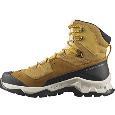 Salomon Quest Element Gore-Tex (impermeable) Hombre Zapatos de trekking, Marrón (Cumin/Bleached Sand/Saffron), 49 ⅓ EU