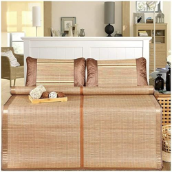 DYCIN Alfombras para Dormir de Verano refrigeración de Verano Matería for Dormir Ratán, colchón Plegable (sin farsa de Almohada) para el Dormitorio de características