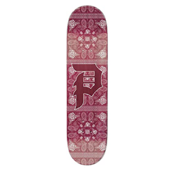 Primitive Skateboarding Men's Dirty P Paisley Burgundy Skateboard Deck 8 en oferta