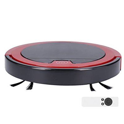 Robot Aspirador, 2800 Pa Fuerte Succión bajo Ruido Multifuncional USB Recargable Robot de Barrido con Control Remoto, 90 Minutos de Funcionamiento, pa