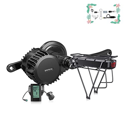 BAFANG Kit de Motor de accionamiento Medio 250W 350W 500W 750W 1000W BBS01B BBS02B G340 BBS-HD G320 36V 48V 52V, Kit de Conversión de Bicicleta Eléctr
