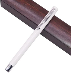 LXESWM Fountain Pens Fashion Fountain Pen de 0.5 mm Fuente Pen Pen Pen Pen Pen Pen Pen Pen Pensilos Escolares de Oficina de Nib (Color : White, Size : en oferta