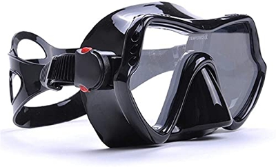 AMZOPDGS Máscara de esnórquel de Buceo, máscaras de Buceo Skuba Profesionales, Equipo de Deportes acuáticos de visión Amplia, Gafas de Buceo subacuáti
