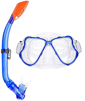AMZOPDGS Buceo Máscaras de Buceo Máscara de Snorkel Niños Gafas de Snorkel Conjunto de respirador subacuático Suministros de natación Equipo de Buceo 