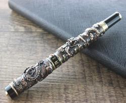 LXESWM Fountain Fountain Fountain Pen Metal Dragon Fountain Pen Pen Vintage Gift Gift Pense Bajas de Regalo Suministros de Oficina (1pc) (Color : Y, S en oferta