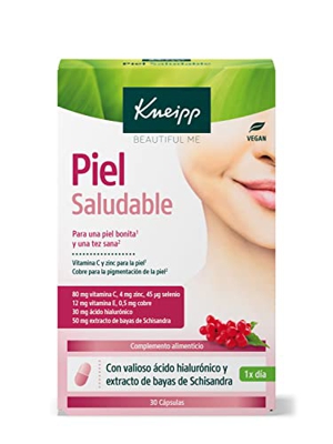 Kneipp Piel Saludable - Para la piel - con vitamina C y E, selenio, cobre, zinc, ácido hialurónico y extracto de bayas de shisandra - sin gluten, sin 