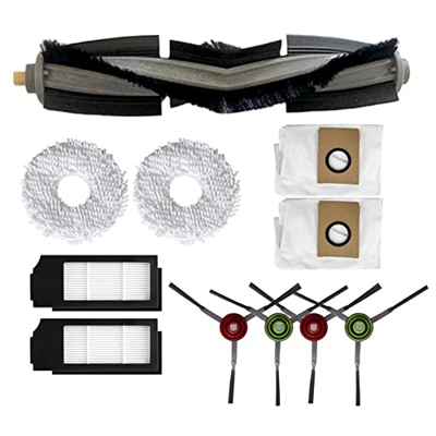JUFUM Filtro de Bolsa de Polvo Cepillo Lateral Principal PañO de Fregona para Deebot X1 Turbo Omni Robot de Barrido Accesorios de Aspiradora