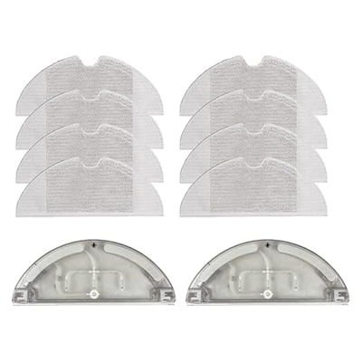 Piezas de Repuesto de Barrido de Robot For Xiaomi Dreame F9, Accesorios de aspiradora de Agua de Agua, Limpieza de Muescas de Trapo de Limpieza Lavabl