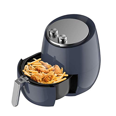 Horno de freidora de aire digital, horno de freidora de aire sin aceite grande y saludable de 5,2 l, freidoras de aire caliente multifuncionales, asad