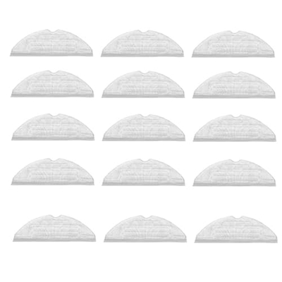 Piezas de Repuesto de Barrido de Robot 15pcs adecuados for Accesorios de Trapo de Limpieza Roborock G10 G10S G10S Pro Fregar fácil de reemplazar