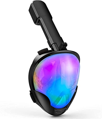 AMZOPDGS Máscaras de Buceo Snorkel de Cara Completa Máscaras de Buceo Anti vaho Conjunto de máscara de esnórquel subacuático Máscara de esnórquel de n