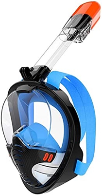 AMZOPDGS Buceo Máscaras de Buceo Scuba Hombres Mujeres Máscara de esnórquel de Cara Completa Respiración subacuática Máscara de Buceo antivaho para Na