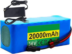 GZYHDC Batería Ebike 36V Batería de Iones de Litio 36V 20AH Batería de Bicicleta eléctrica de montaña con BMS y Cargador, batería de Scooter de Bicicl precio