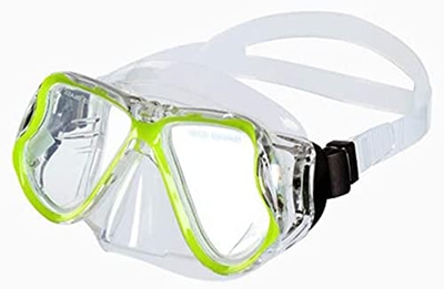 AMZOPDGS Buceo Máscara de Buceo Full Dry Snorkel Máscara antivaho Lente templada Espejo de Tres Lados