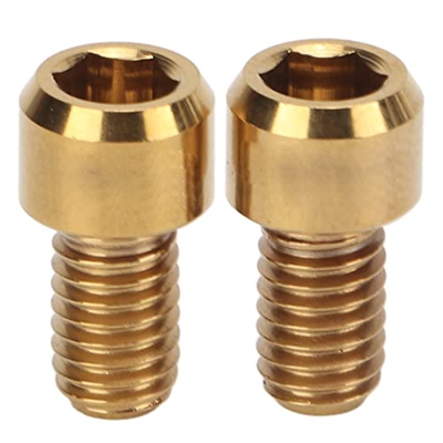 Uxsiya Perno de Fijación del Cable del Freno de Disco, Tornillo de Fijación del Cable del Freno de Disco de la Bicicleta Rosca Precisa de Alta Resiste