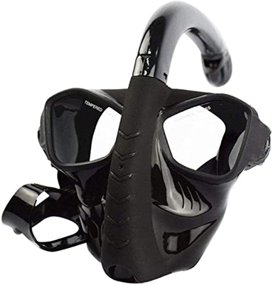 AMZOPDGS Máscaras de Buceo Snorkel de Cara Completa Máscaras de Buceo Máscara de esnórquel Juego de Tubos de esnórquel Buceo de natación antivaho con 