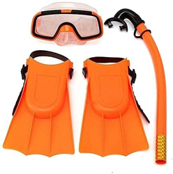AMZOPDGS Toldos Máscaras de Buceo Snorkel de Cara Completa Máscara de Buceo Junior Snorkeling Set Máscara de Buceo Aletas Buceo Natación Buceo Correa  precio