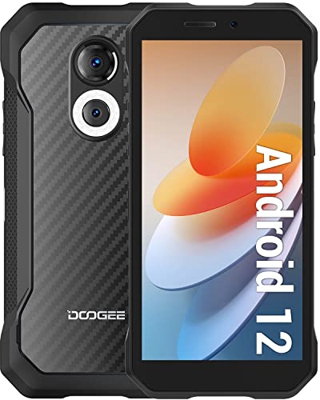 DOOGEE S61 [2022] Movil Resistente Agua y Golpes 6+64GB, Octa-Core, Android 12 Teléfono Resistente 4G, 20MP Visión Nocturna Cámara, 5180mAh Batería, 6