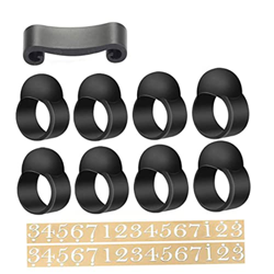 Newin Star Accesorios de Tambor de Lengua de Acero Pelegues de Silicona Peligradores de la batería Sticker Sticker Set para Instrumento de percusión 1 precio