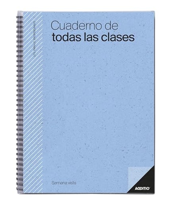 Additio P222 Cuaderno de Todas las Clases SV Evaluación + Programación Semanal Azul