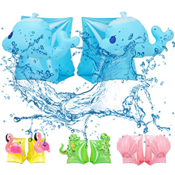 Manguitos de natación para niños a partir de 1 año, manguitos de natación para brazo, flotador para principiantes, perfecto para aprender a nadar (azu características