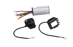 SSIJK Ajuste for el Freno del Controlador LCD Pantalla 24V Electric Scooter Controller Motor sin escobillas Conjunto de Accesorios de Bicicleta eléctr en oferta