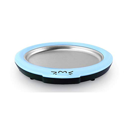 Mini fabricante de helados Máquina de hielo frito de dibujos animados Máquina de yogur frito Pan Home Stir yogur con pala de hielo frito 2s (Color: A) características