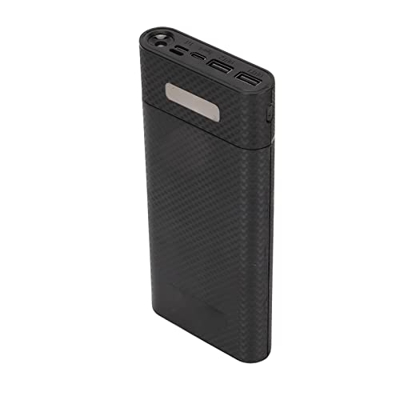 NEZE 8x18650 DIY Power Bank, 2 Salidas USB 18650 Power Bank Case Portable Compact Smart para la Mayoría de los Teléfonos Móviles