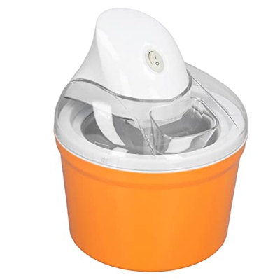 Heladera, 1.2L Frozen Yogurt DIY 360° Mixing One Button Automatic Ice Cream Machine, Hace Golosinas Congeladas en 15 Minutos o Menos Sorbet Maker para