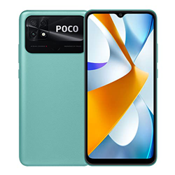 Poco C40 - Smartphone 4+64GB, 6.71” DotDisplay, CPU JLQ JR510 Octa-Core Up to 2.0GHz, 13MP Dual Camera, 6000mAh, (Versión ES + 3 Años de Garantía) (Co precio