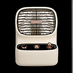 ZYKBB Humidificador de Aire de enfriamiento de Ventilador portátil de Escritorio for Aire Acondicionado doméstico Enfriador de Aire Recargable Ventila en oferta