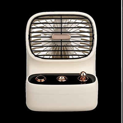 ZYKBB Humidificador de Aire de enfriamiento de Ventilador portátil de Escritorio for Aire Acondicionado doméstico Enfriador de Aire Recargable Ventila