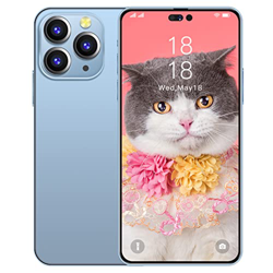 CUTTE Teléfono Móvil, I14pro MAX Smartphone, 8+256GB Android 8.1 Teléfonos Desbloqueados 4G Smartphone, Pantalla Grande de 6,8 Pulgadas, 800w Píxeles, precio