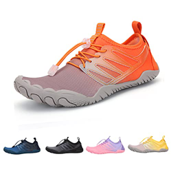 Zapatillas de Trail Ligeras Zapatos Descalzos para Hombre Mujer Respirable Secado Rápido Exterior Interior Gym Asfalto Playa Montaña Naranja 40EU precio