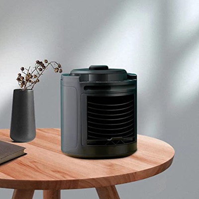 ZYKBB Aire Acondicionado por evaporación portátil USB Ventilador de Escritorio refrigerador eléctrico Ventilador de Aire salón de Estar (Color : C, Si