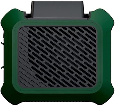 USB Ventilador de cintura for colgar personal Batería recargable ultra silenciosa Ventilador eléctrico portátil Air acondicionador (color: tamaño verd