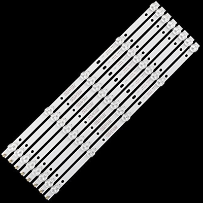 YAKESTYLE Piezas reemplazables- 2 Conjunto DIRIGIÓ Tiras de luz de Fondo compatibles con Philips 4 3PFT4001/05 4708-K43WDR-A1213K04 4708-K420WD-A3213K