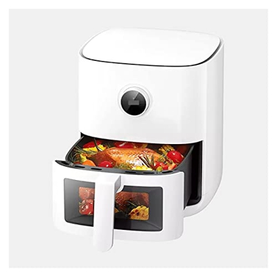 Freidora profunda Freidora de aire Smart Air Fryer Pro 4L OLED 24H Cocina 1200W Triple aislamiento 360 ° Circulación de aire caliente Tornillo Pequeño