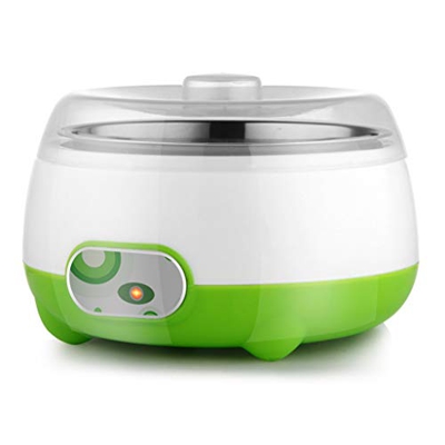 Mini Revestimiento de Acero Inoxidable para el hogar, máquina eléctrica para Hacer Yogur, Ahorro de energía automático, a la Moda