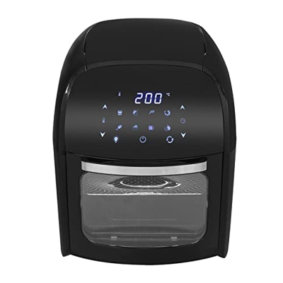 Freidora profunda Freidora de aire Freidora Eléctrica 1 4L 1800W Horno de encimera de deshidratador de aire libre de aceite con DIRIGIÓ Pantalla tácti