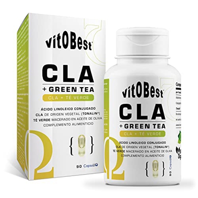 CLA + GREEN TEA 90 CapsuLIQ - Suplementos Alimentación y Suplementos Deportivos - Vitobest