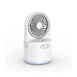 LALUV Ventilador Ventilador de Escritorio de Dos en uno Humidificador portátil Humidificador de Aerosol refrigerador de Aire Personal 30 0ml Tanque de características