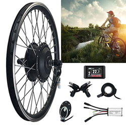 Niczu Kit Conversión Bicicleta Eléctrica, Juegos Motor Cubo Transmisión Delantera Bicicleta Eléctrica 48V 250W, Rueda Delantera 20 24 26 27,5 28 29 Pu características