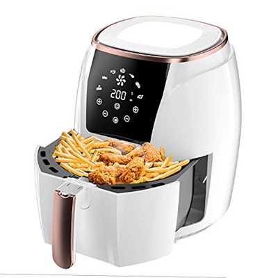 Horno de freidora de aire digital, freidora de aire sin aceite, freidora eléctrica multifunción para el hogar 5. Freidoras de aire caliente de gran ca